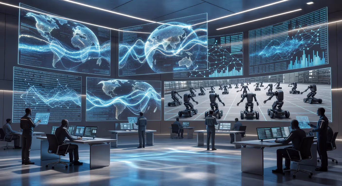 AI-powered supply chain management system with automated routing and predictive analytics