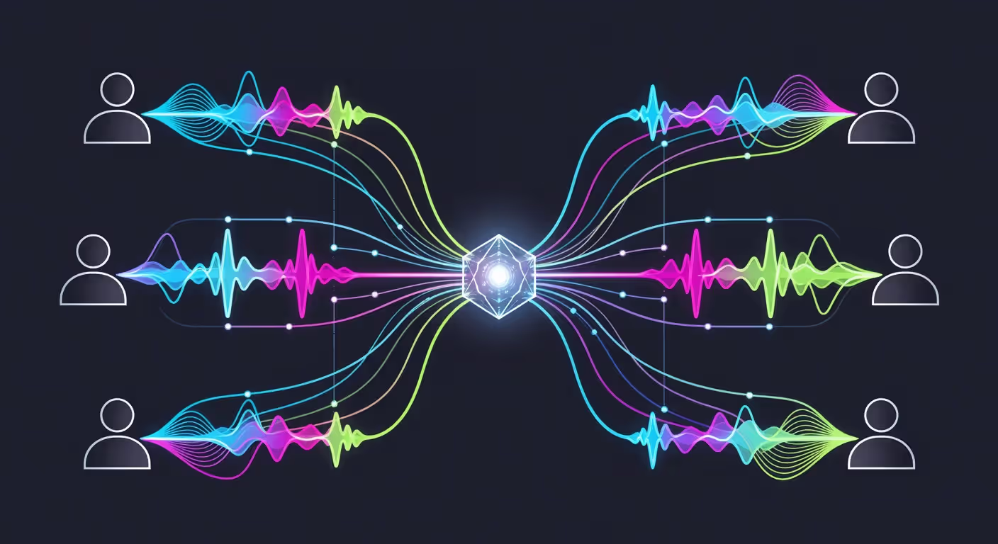 AI voice agents handling multiple simultaneous customer calls
