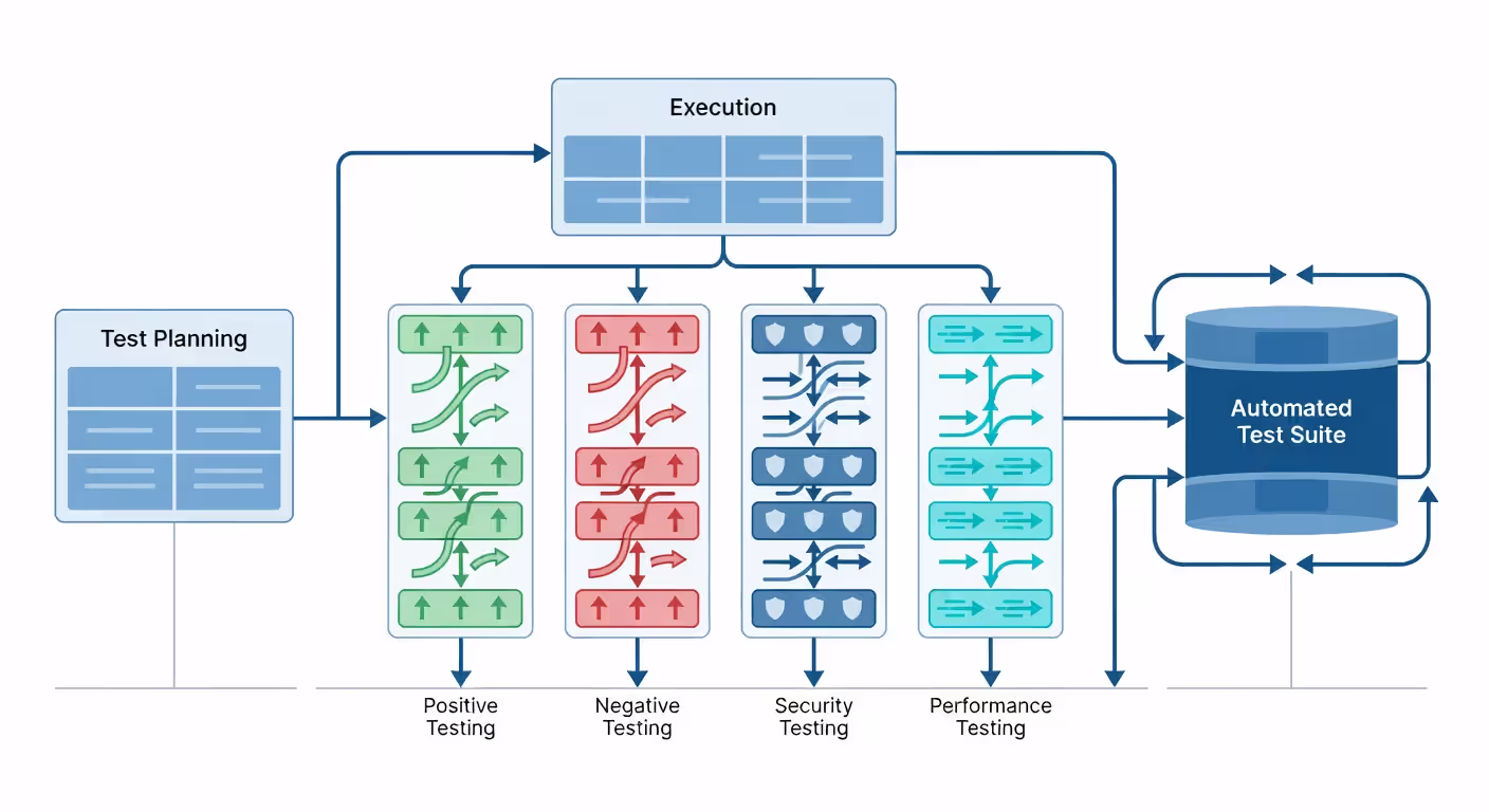Comprehensive API testing workflow and strategy