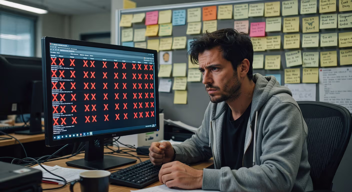 Common test automation mistakes leading to test failures and maintenance issues