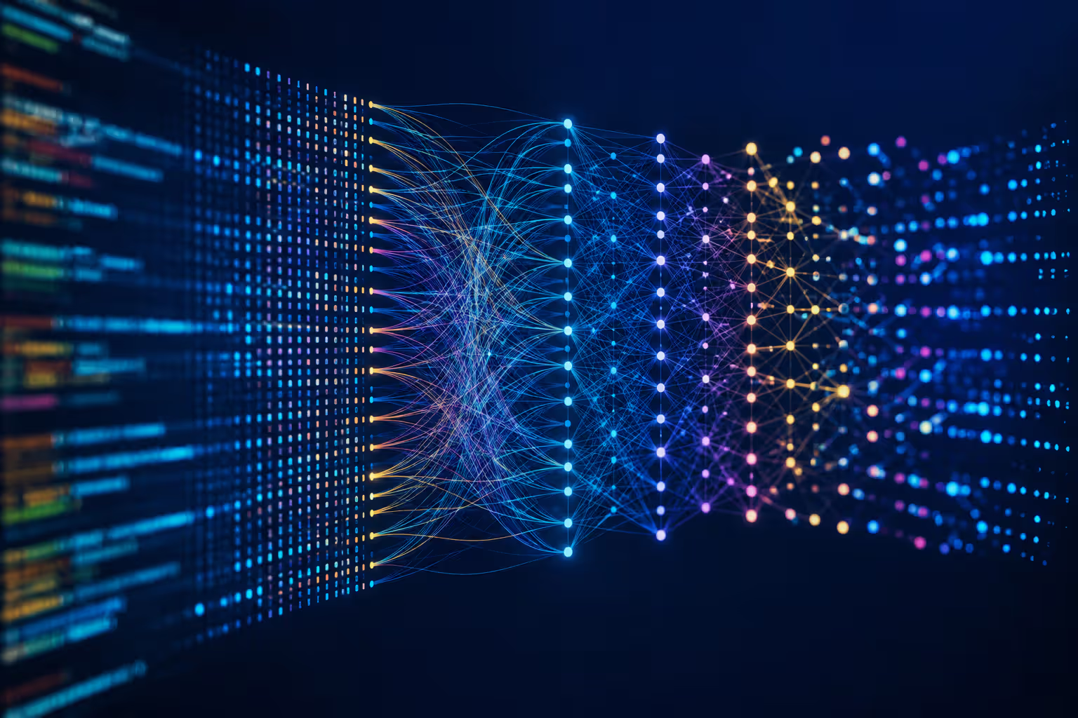 Neural network processing code visualization