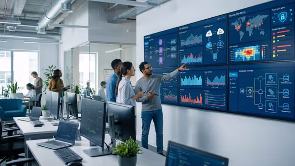 Engineers managing API traffic and cloud integrations on an API platform