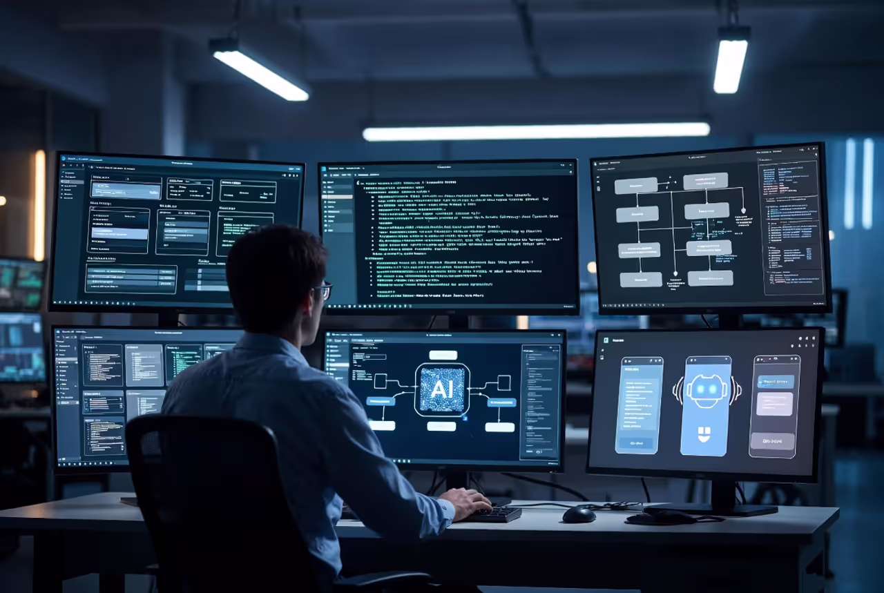 Prompt engineer creating structured AI prompts for language models